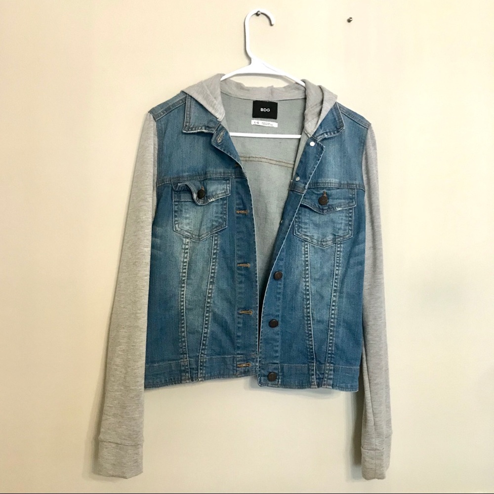 Denim Hooded Jacket